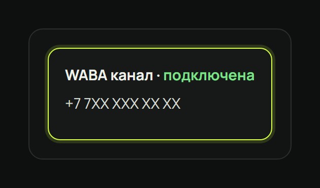 Подключённая линия в кабинете