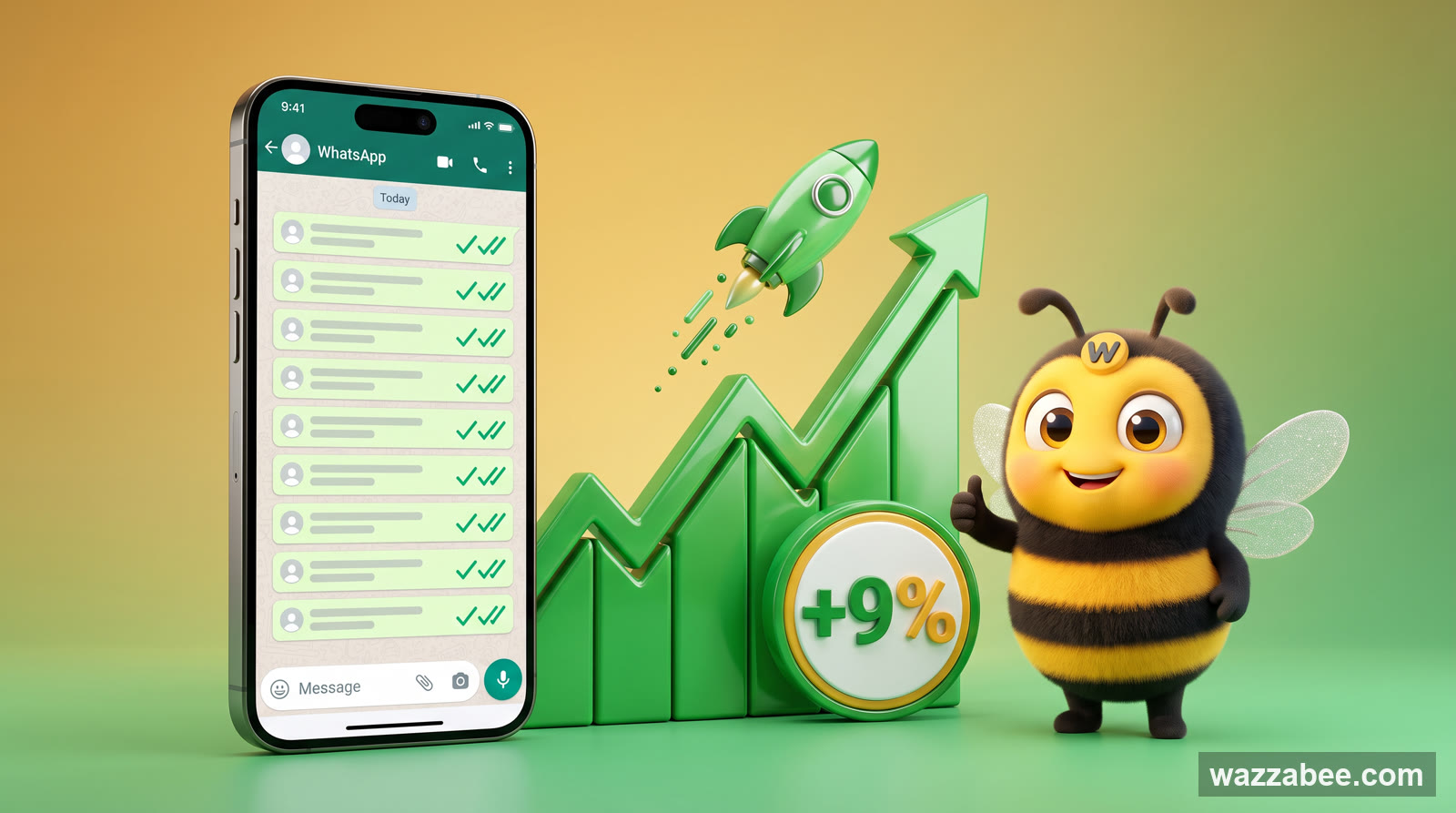 MM Lite для WhatsApp: повышение доставляемости WABA-рассылок до +9% через WazzaBee